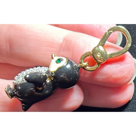 Limited Edition 2012 Juicy Couture Pave Crystal Penguin Charm Green Eyes *READ* - Picture 5 of 7